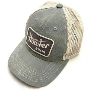 Howler Bros Logo Patch Trucker Snapback Hat Cap Blue Outdoors Fishing Adjustable